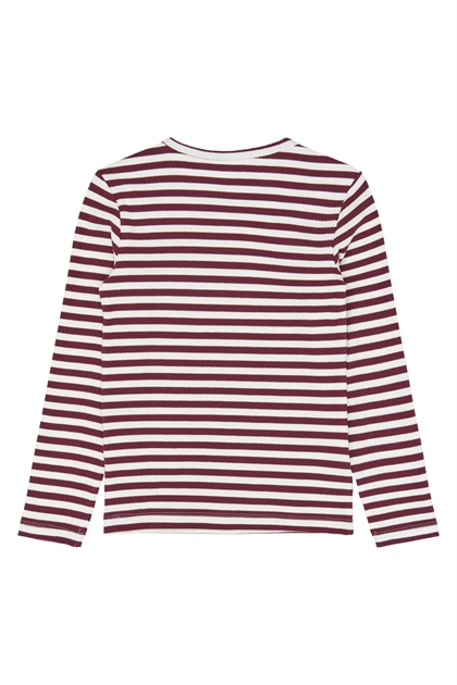 The New Bluse Moore Rib - Gardenia Striped